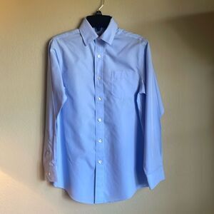 Class Club boys Oxford blue button down dress shirt size 12
